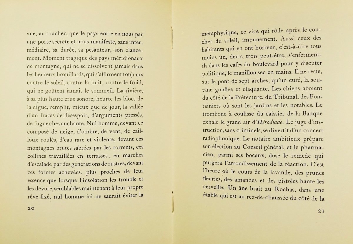 ARNOUX - Haute-Provence. Émile-Paul Frères, 1926, frontispice de WAROQUIER.-photo-3