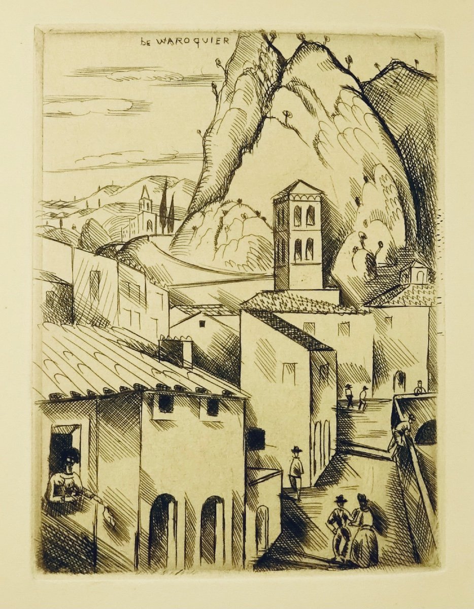 ARNOUX - Haute-Provence. Émile-Paul Frères, 1926, frontispice de WAROQUIER.