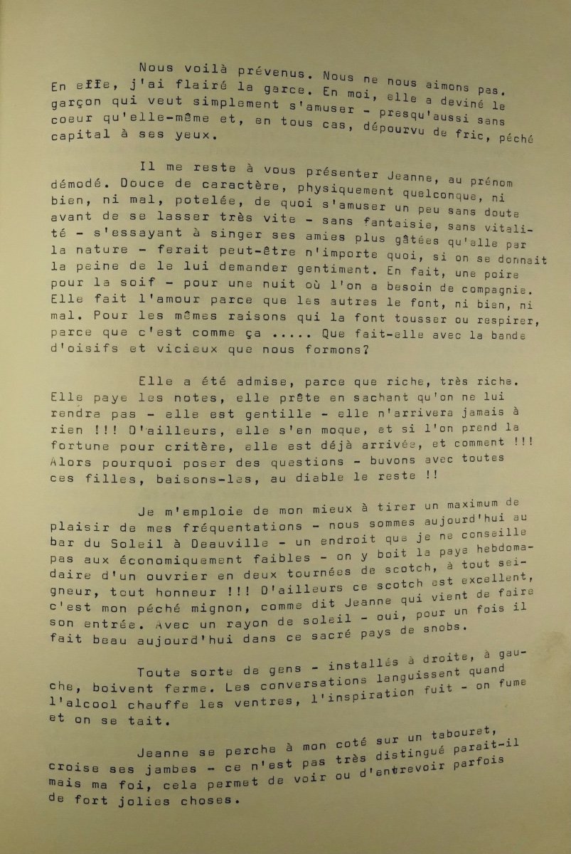 BEAULIEU (Pierre) - Les carnets secrets d'un voyeur. Édition Privée, 1950. Broché.-photo-4