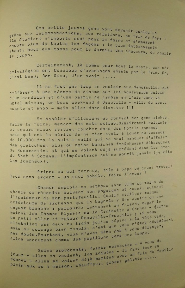 BEAULIEU (Pierre) - Les carnets secrets d'un voyeur. Édition Privée, 1950. Broché.-photo-5