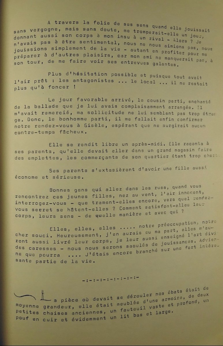 BEAULIEU (Pierre) - Les carnets secrets d'un voyeur. Édition Privée, 1950. Broché.-photo-7