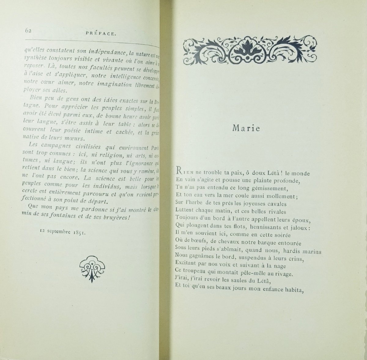 BRIZEUX  - Marie. Télen Arvor. Furnez Briez. Alphonse Lemerre, vers 1910 et bien relié.-photo-3