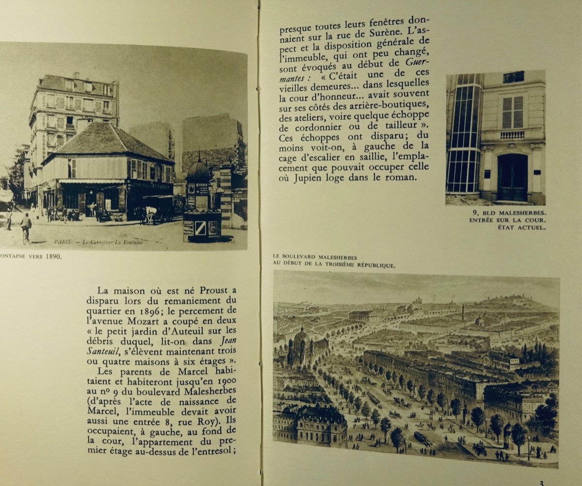 CLARAC et FERRÉ - Album Proust. Éditions Gallimard, 1965, en reliure d'éditeur avec jaquette.-photo-4
