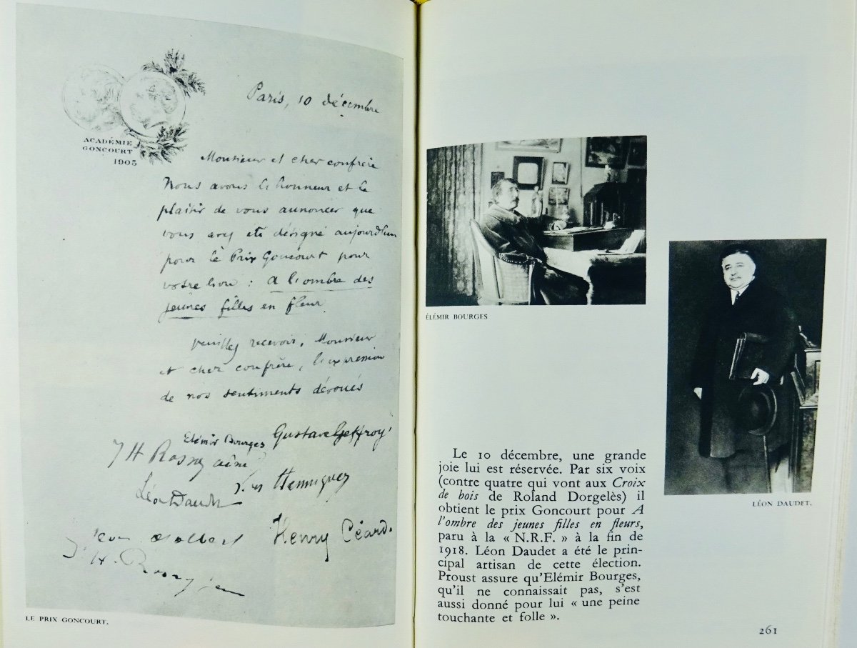 CLARAC et FERRÉ - Album Proust. Éditions Gallimard, 1965, en reliure d'éditeur avec jaquette.-photo-8