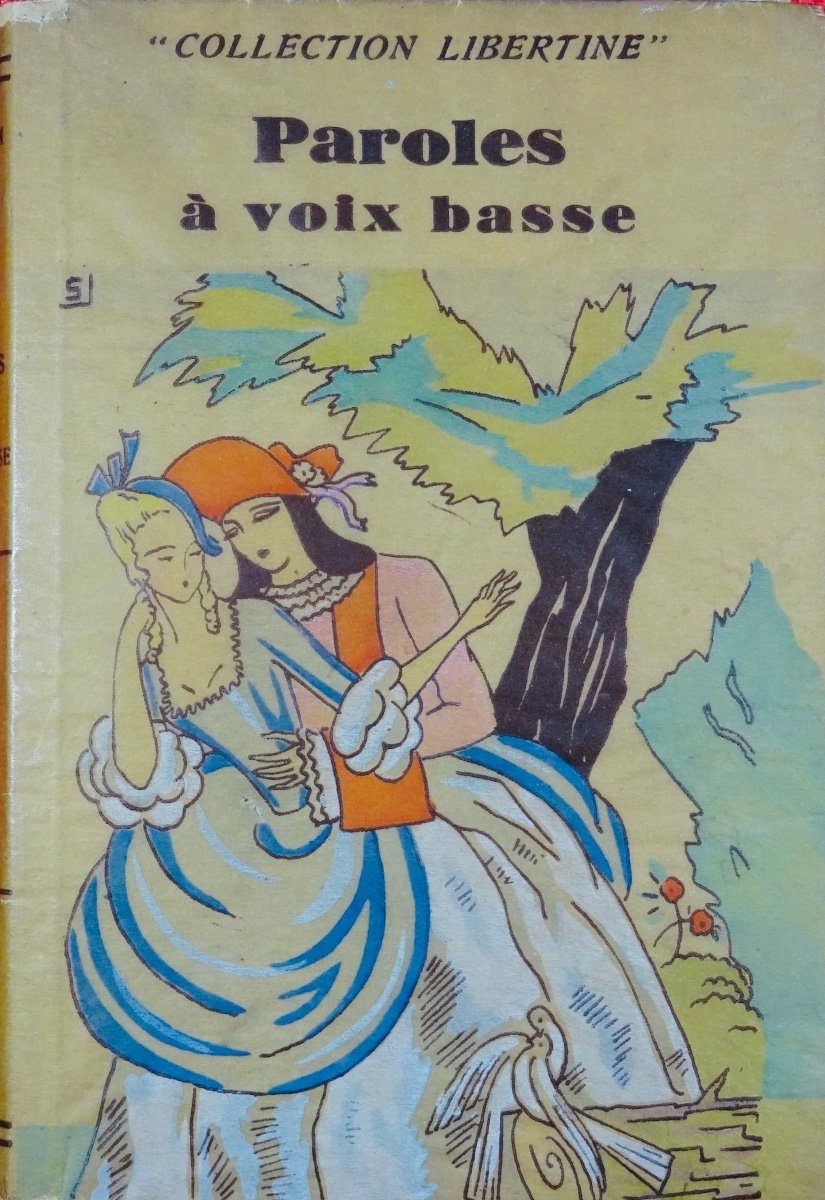 COLLECTIF - Paroles à voix basse. Éditions Nilsson, 1930. Collection libertine.