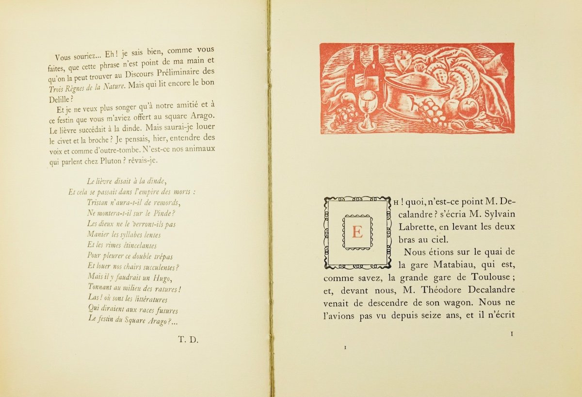 Derem (tristan) - Toulouse. émile-paul Frères, 1927 And Frontispiece By Hermine David.-photo-4