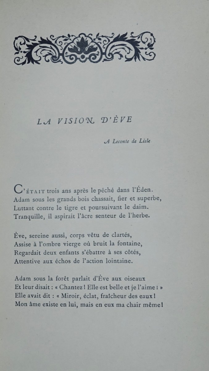 Dierx (léon) - Complete Works. Alphonse Lemerre, 1925, 2 Volumes In Publisher's Binding.-photo-3