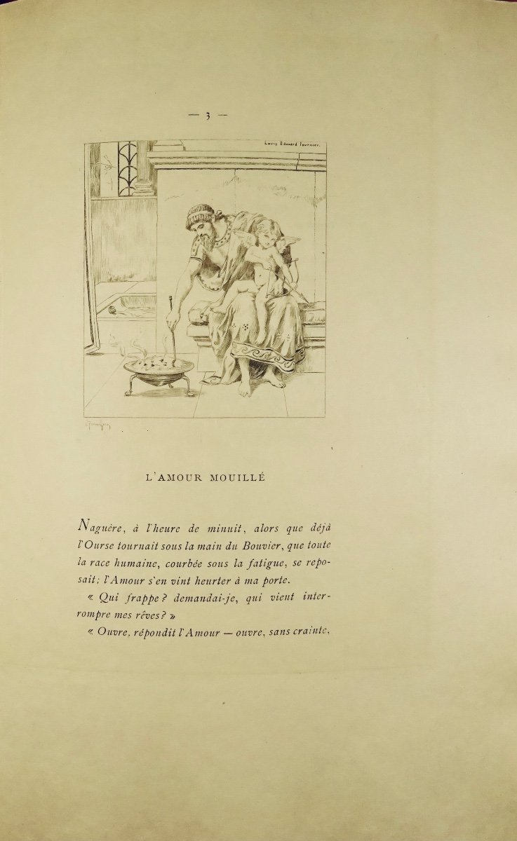 DOUCET - Anacréon. Introduction et pièces choisies. Ferroud, 1903, illustré par FOURNIER.-photo-4