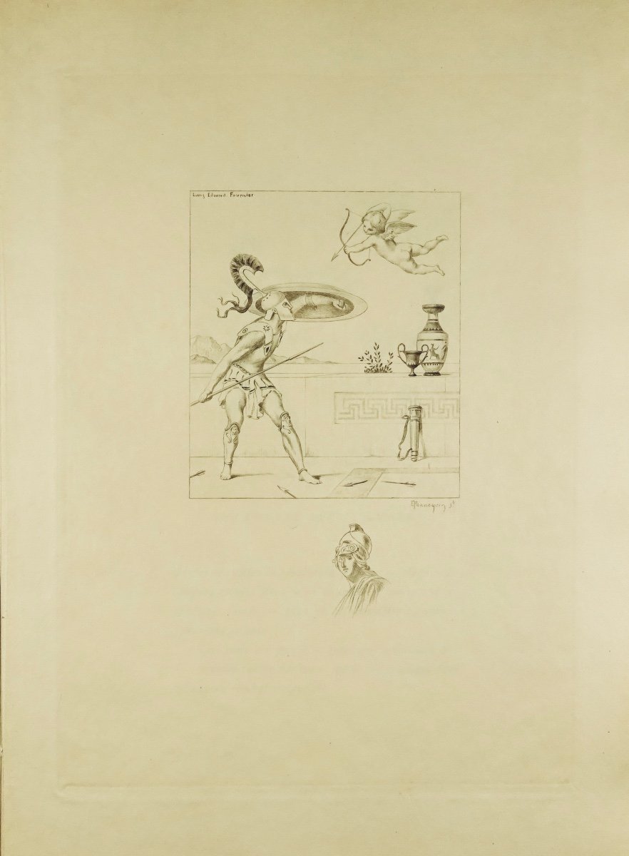 DOUCET - Anacréon. Introduction et pièces choisies. Ferroud, 1903, illustré par FOURNIER.-photo-5