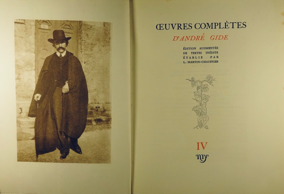 Gide (andré) - Complete Works Of André Gide. Editions Gallimard, 1953, Paperback 15 Volumes.-photo-3