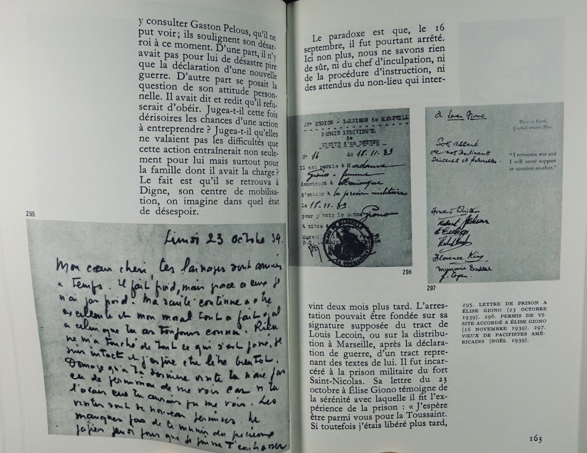 Godard (henry) - Album Giono. Paris, Editions Gallimard, 1980, Pléiade Album.-photo-5