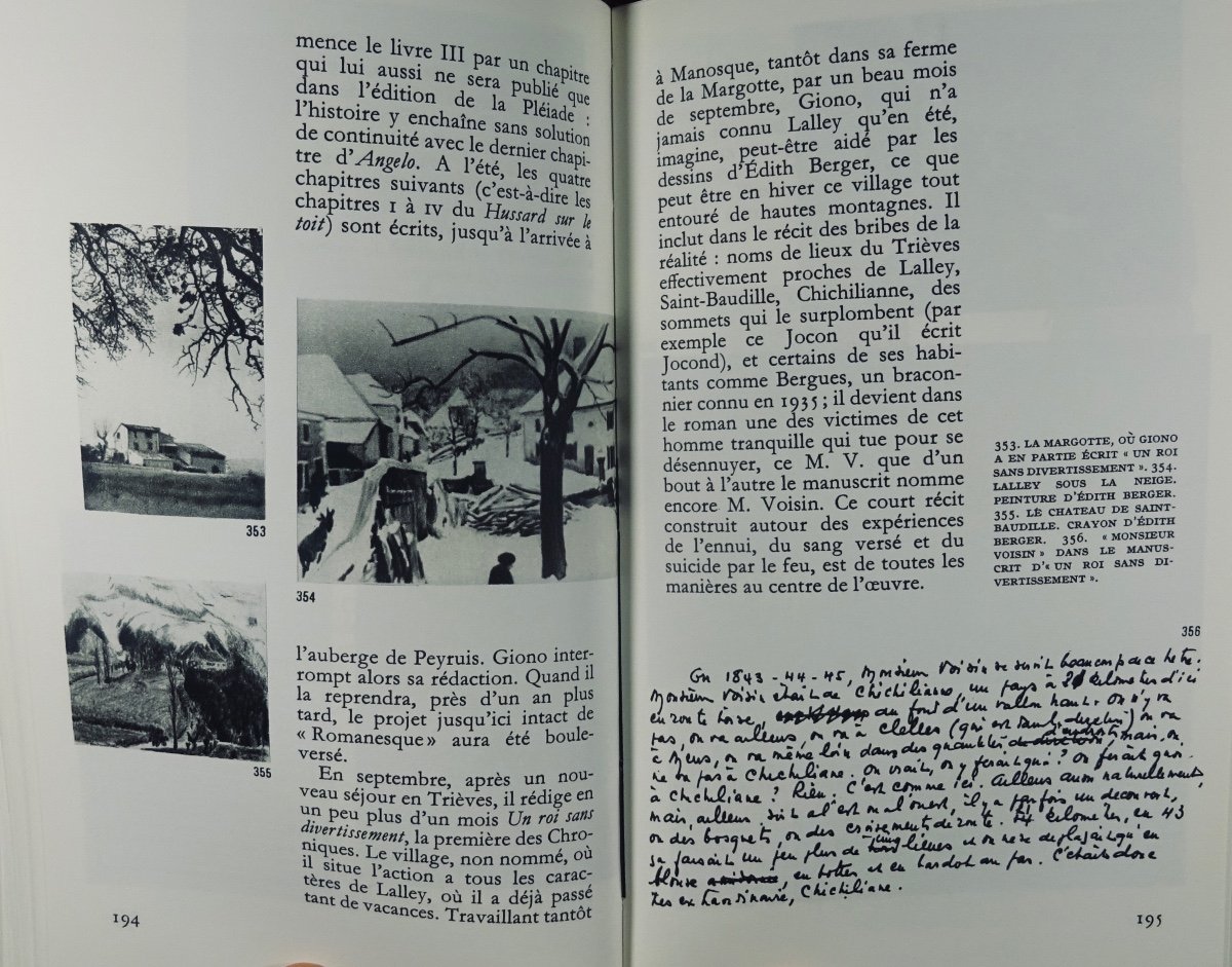 GODARD (Henri) - Album Giono. Paris, Éditions Gallimard, 1980, album Pléiade.-photo-6