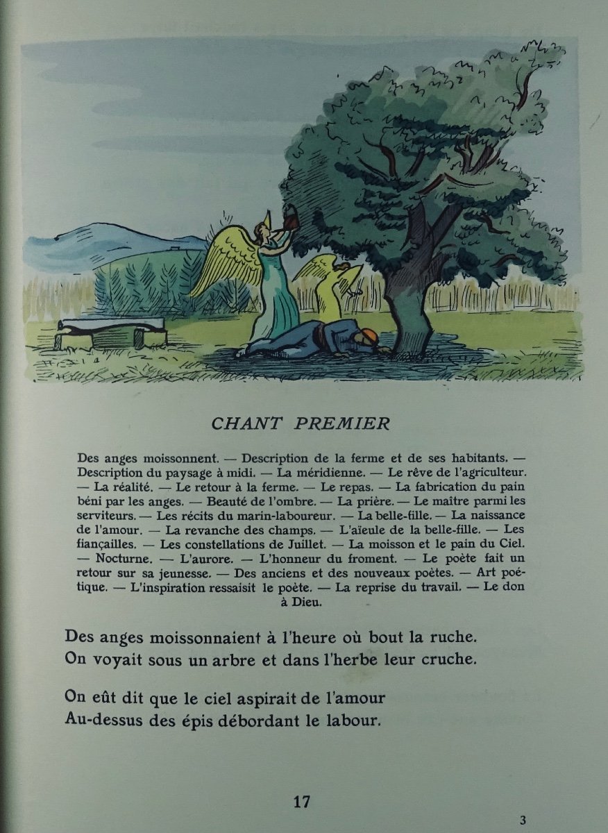 JAMMES - Les géorgiques chrétiennes.  Éditions Littéraires de France, 1950, dessin de LABAT.-photo-4