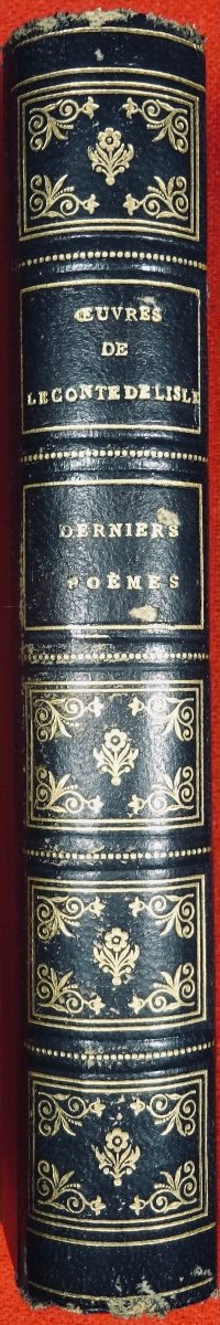 LECONTE DE LISLE - Derniers poèmes. Paris, Alphonse Lemerre, 1926, en reliure d'éditeur.-photo-4