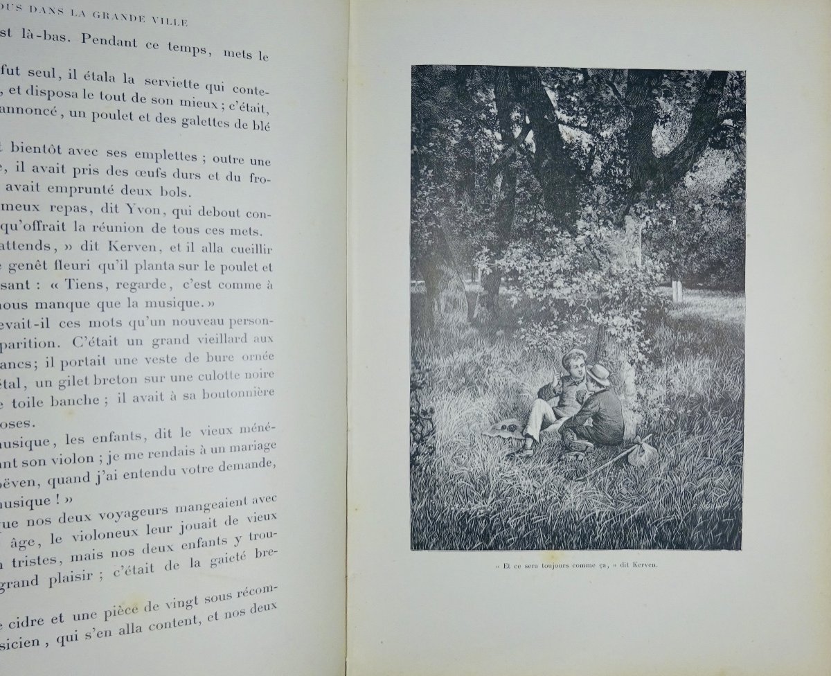 Méaulle - Lost In The Big City. Alfred Mame Et Fils, 1900 And In Publisher's Cardboard.-photo-4