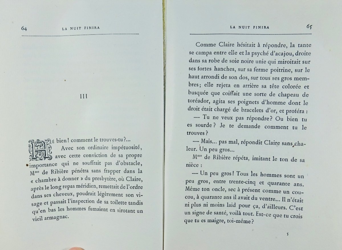 PRÉVOST (Marcel) - La nuit finira. Paris, Lemerre, 1920, édition originale sur papier de tête.-photo-2