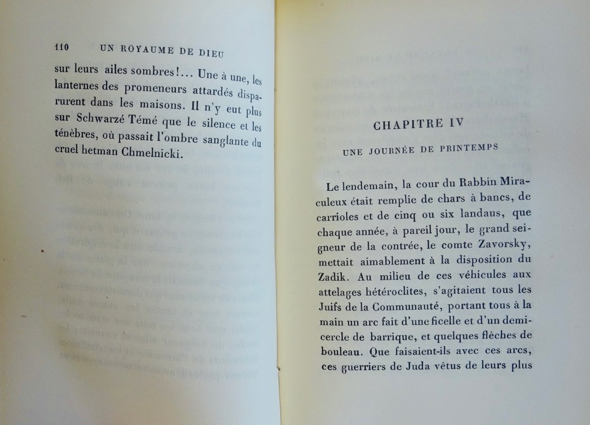 Tharaud (jérome And Jean) - A Kingdom Of God. Librairie Plon, 1920, First Edition.-photo-7