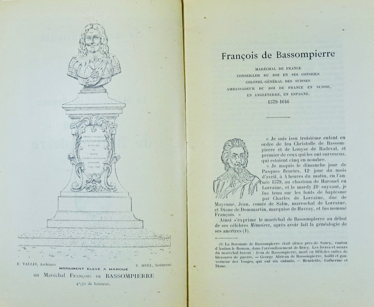 Les gloires militaires de la Lorraine. Le maréchal de France François de Bassompierre. 1897.-photo-3