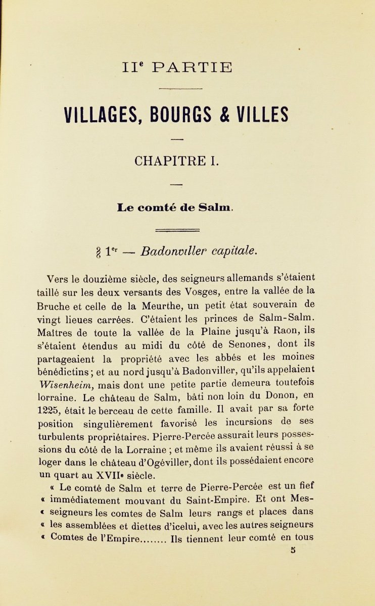 AMBROISE (Émile) - L'arrondissement de Lunéville avant Léopold (1595-1697). 1887.-photo-2