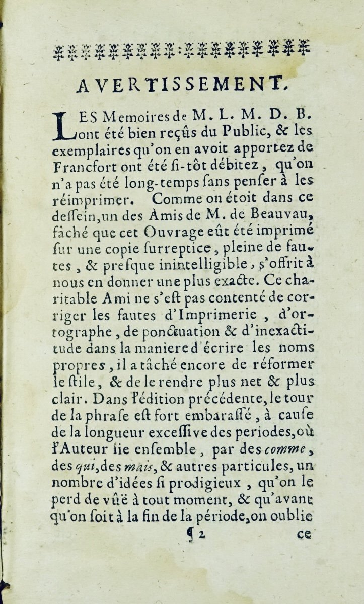Mémoires du marquis de Beauvau pour servir à l'histoire de Charles IV duc de Lorraine, 1690.-photo-2