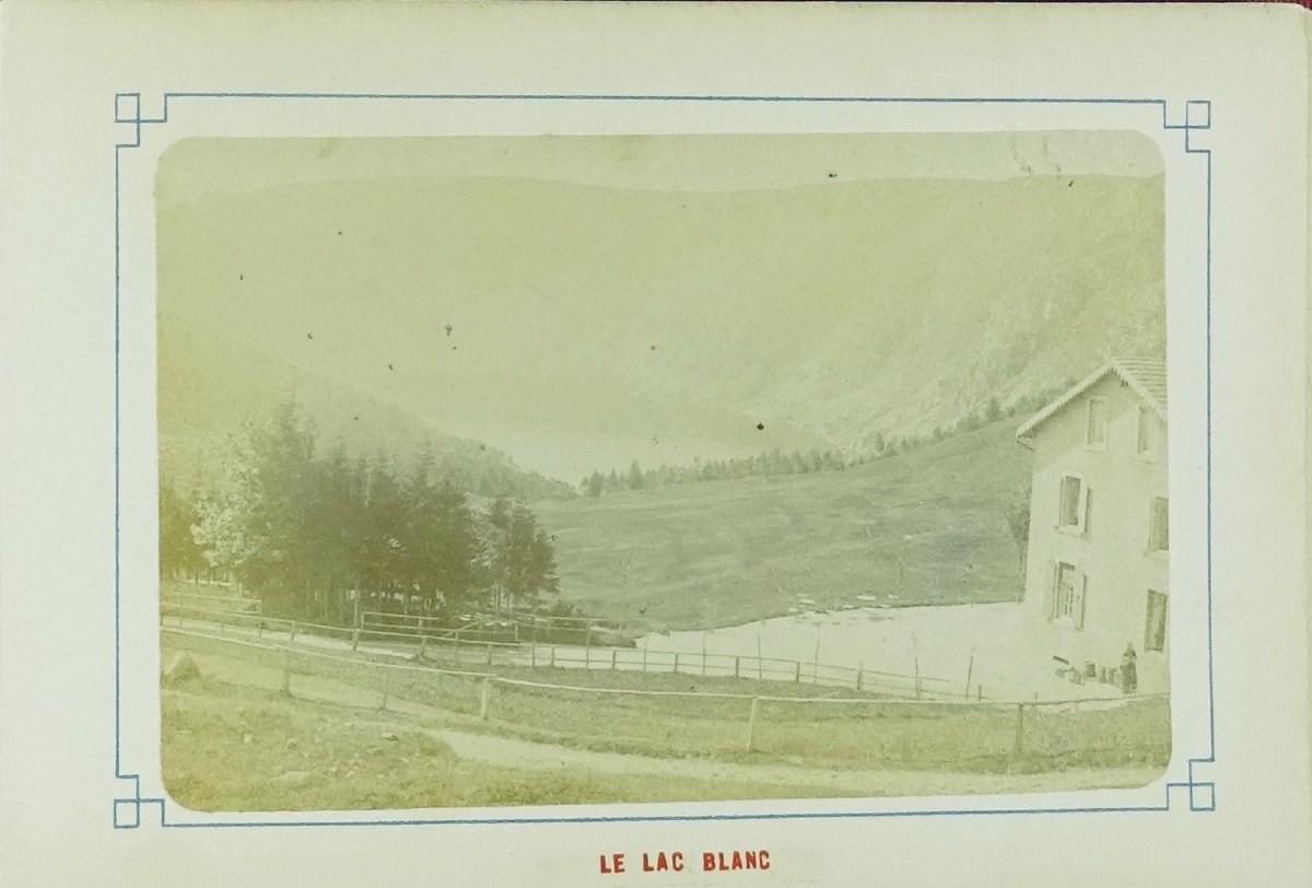 Souvenirs des Vosges de la Schlucht à Gérardmer. Vers 1880, 8 vues Photographiques.-photo-4