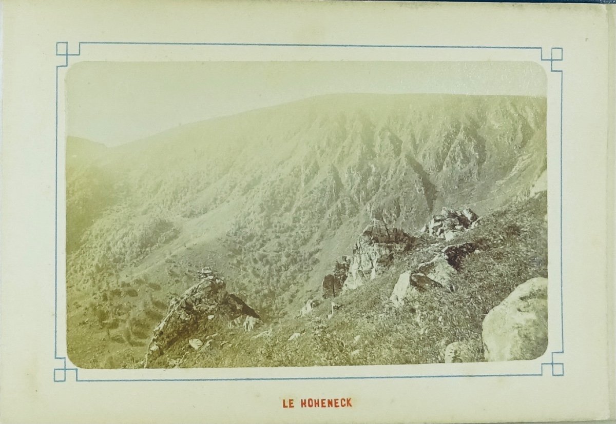 Souvenirs des Vosges de la Schlucht à Gérardmer. Vers 1880, 8 vues Photographiques.-photo-6