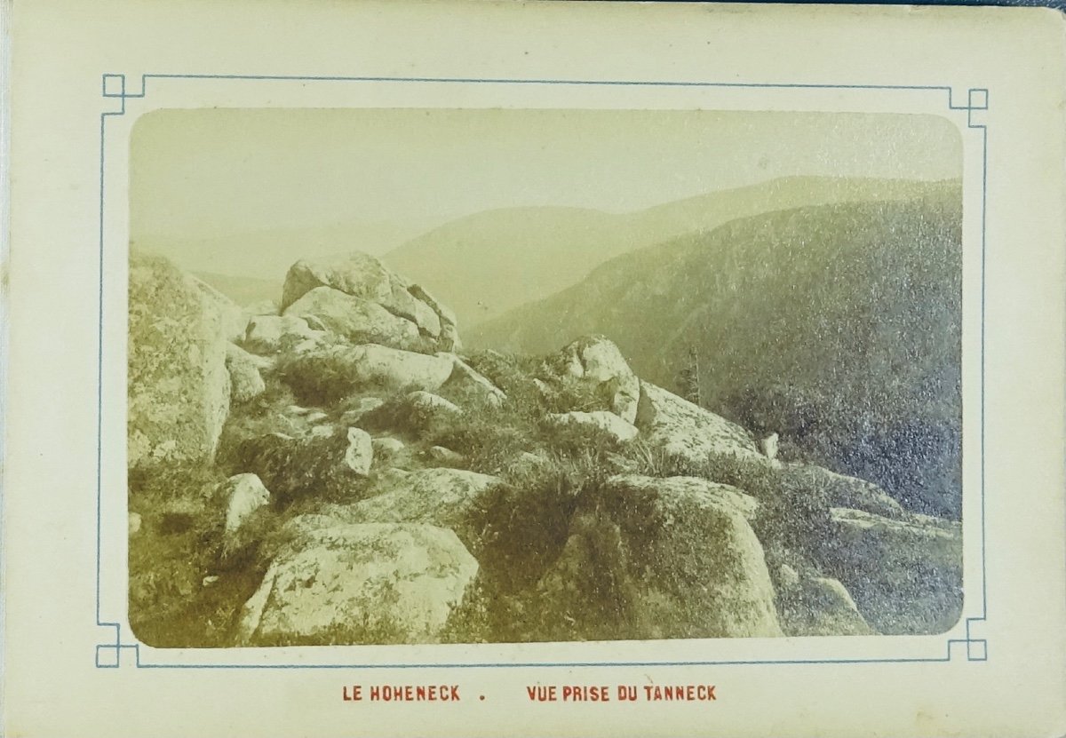 Souvenirs des Vosges de la Schlucht à Gérardmer. Vers 1880, 8 vues Photographiques.-photo-7