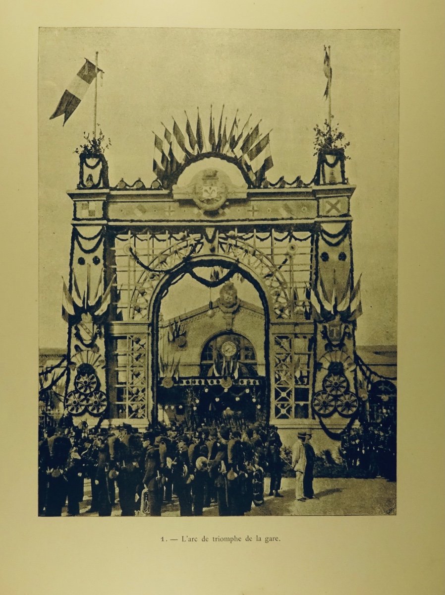 Nancy's Festivities. June 1892. Souvenir Of The Visit Of Mr. Carnot, President. 1892.-photo-3