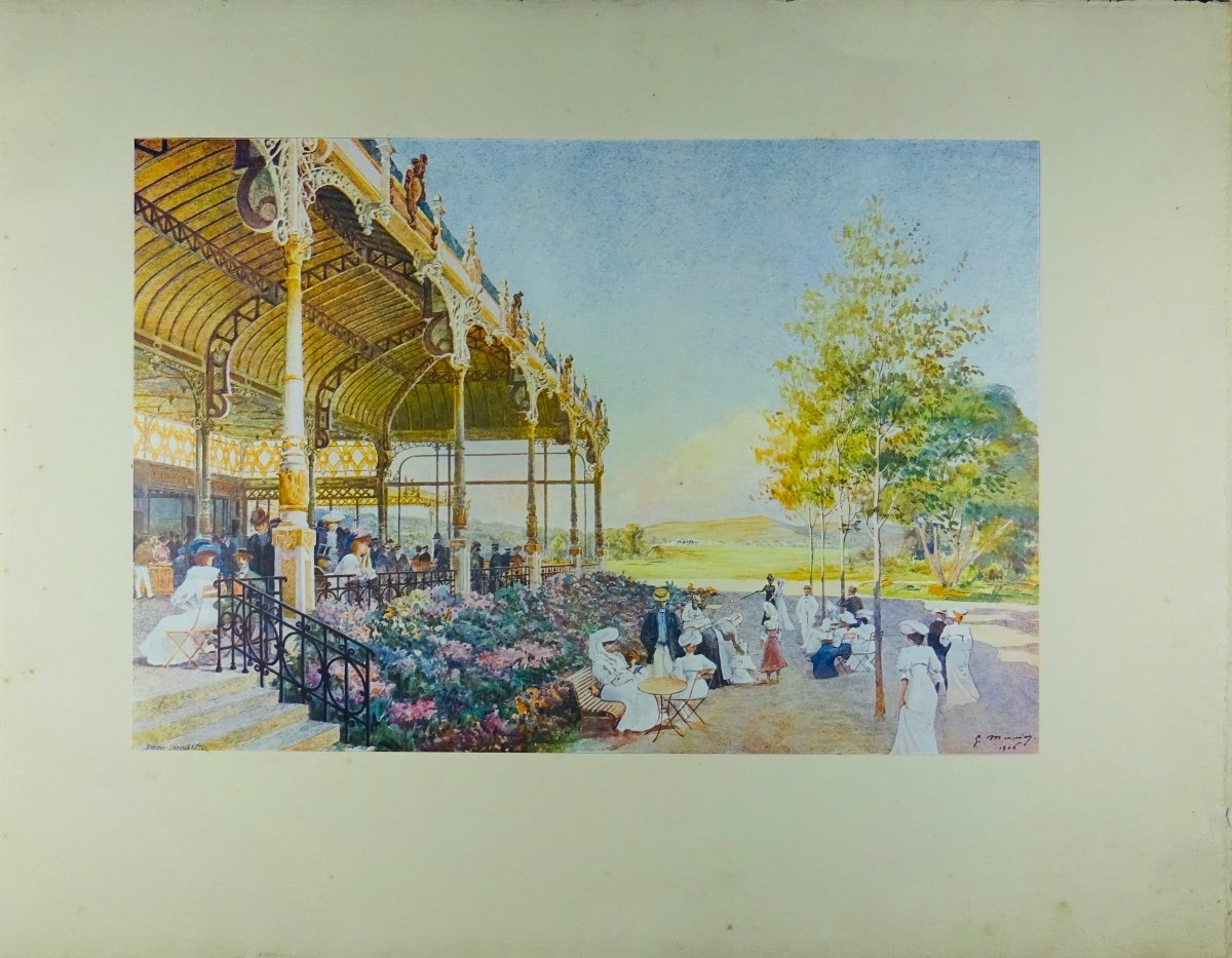 ANONYME - Vittel. Vosges. Nancy, Berger-Levrault, vers 1900, couverture de Jacques Gruber.-photo-2