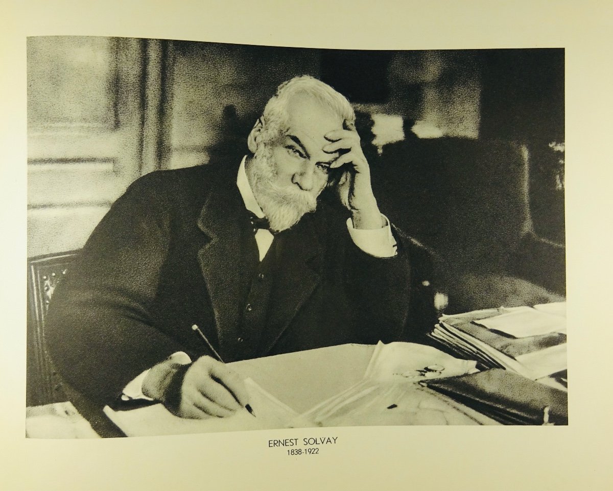 Solvay et Cie, 1863-1938. (Bruxelles ?), Au siège de la société ?, 1938. Broché, bel état.-photo-1