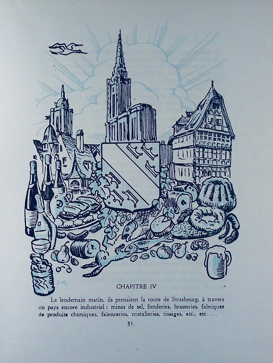 BACHELARD - Olaf au pays de Papillarie. Imprimerie Paul Even, 1954, illustrations de Morette.-photo-2