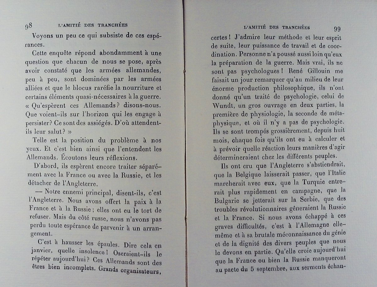 Barrès - L'âme française et la guerre **** L'amitié des tranchées. Émile-Paul Frères, 1916.-photo-6