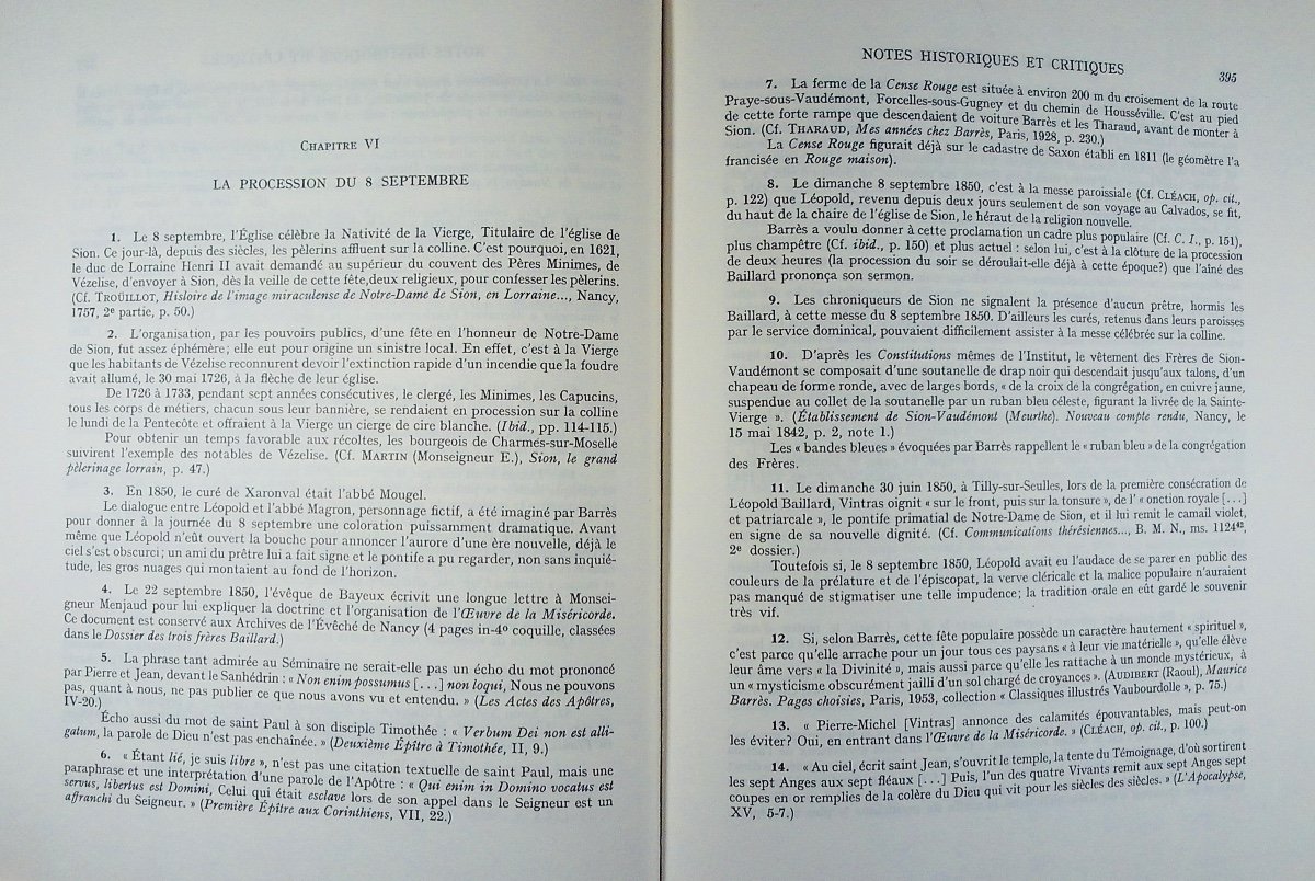 Barrès (mauritius) - The Inspired Hill. Nancy, Berger-levrault, 1962. Critical Edition.-photo-8