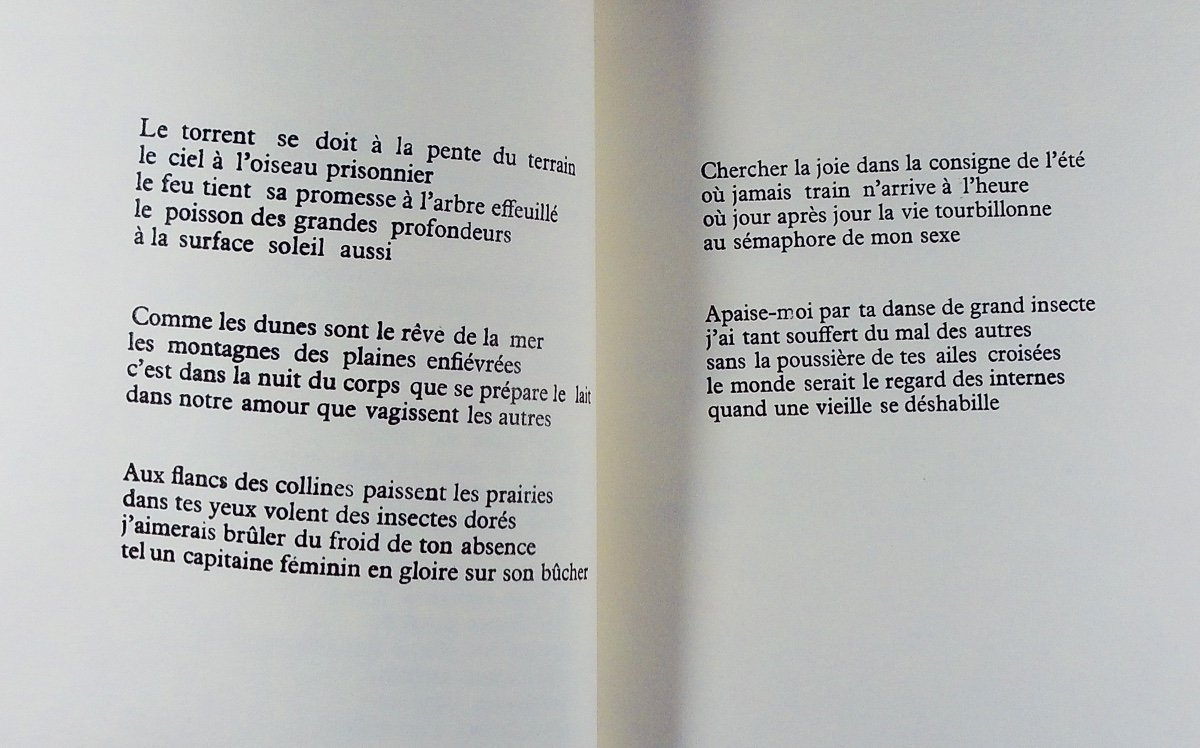 BELGHANEM - La Galope Tournée. Livre imprimé par Jean Vodaine, 1974, broché.-photo-5