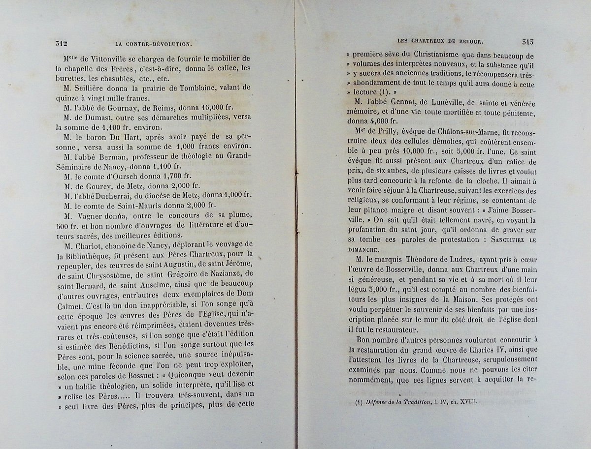 Berseaux (the Abbot) - The Order Of The Carthusians And The Charterhouse Of Bosserville. Vagner, 1868.-photo-4