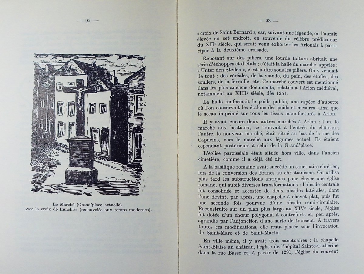 Bertrang (a.) - History Of Arlon. Arlon, Imprimerie G. Everling, 1953. Pin.-photo-4