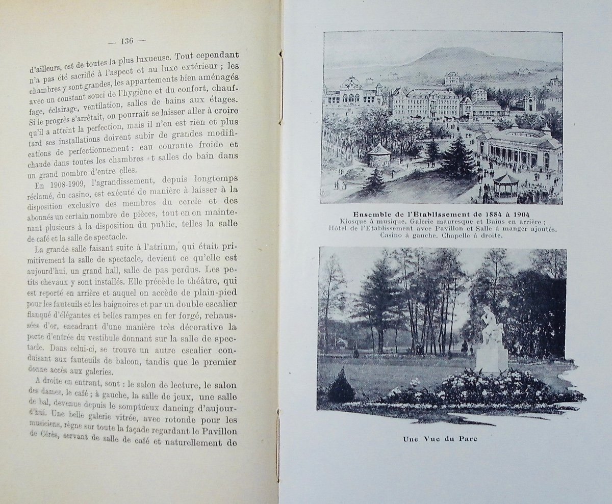 Bouloumié - History Of Vittel. Creation Of A Spa Town. Maloine, 1925, Paperback.-photo-7