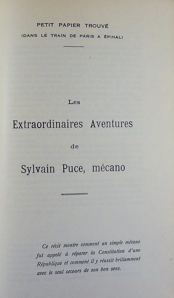 [sisyphe, Rider (camille)] - Notes From A Deaf Man. éditions Frère, Circa 1880, Well Bound.-photo-1