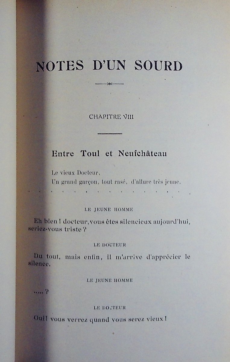 [SISYPHE, CAVALIER (Camille)] - Notes d'un sourd. Éditions Frère, vers 1880, bien relié.-photo-5