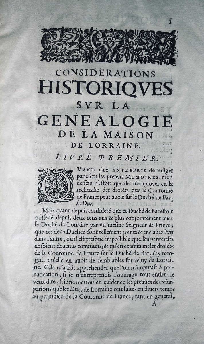 CHANTEREAU-LEFEBVRE - Considérations sur la généalogie de la maison de Lorraine. 1642.-photo-3