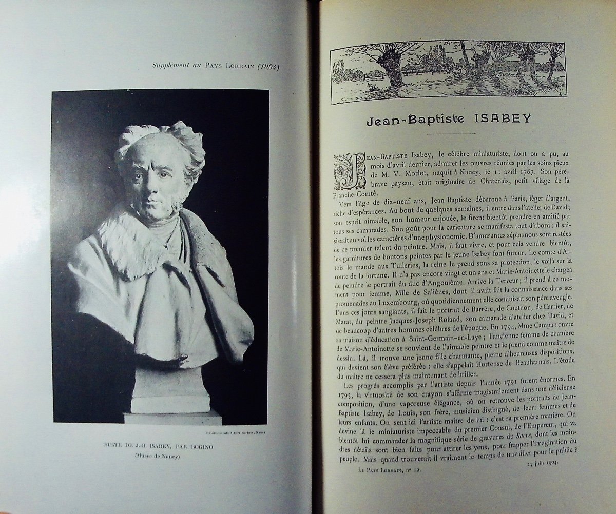 The Lorraine Country From Volume 1 To Volume 90 Complete And Bound. Nancy, Le Pays Lorrain, 1904-2009.-photo-8