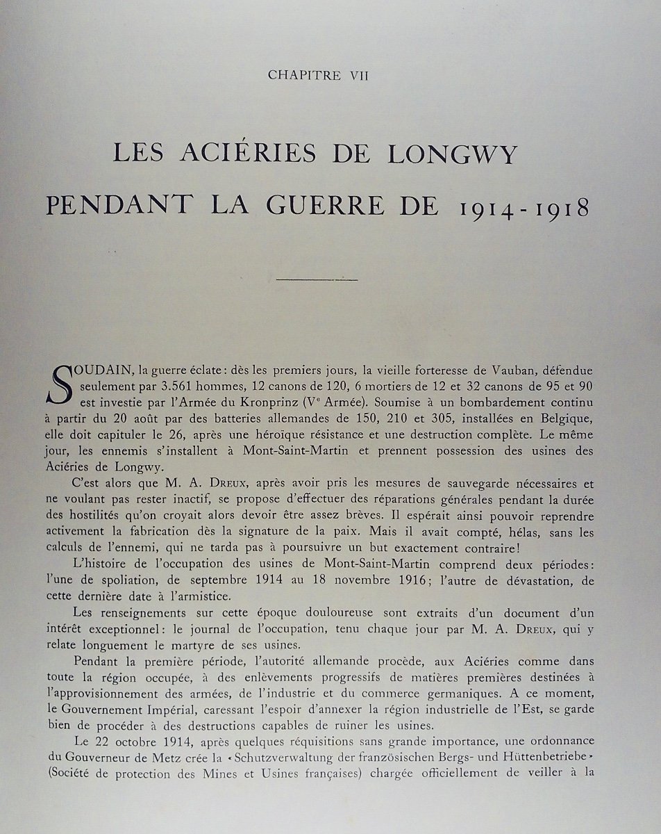 Aciéries de Longwy 1880-1930. Mulhouse, Braun et Cie, 1930, broché.-photo-4