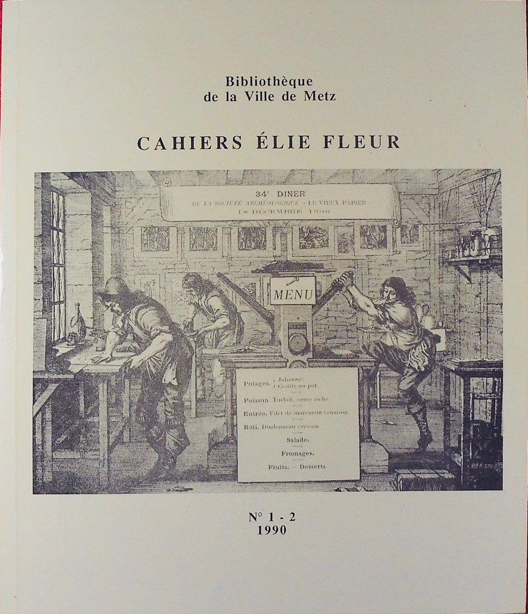 Elie Fleur Notebooks. Metz, Imprimerie Fort Moselle Metz, 1990-2004, 18 Paperback Volumes.