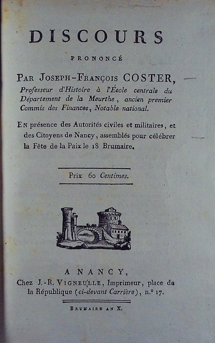 COSTER - Recueil de textes sur l'économie en Lorraine au 18ème siècle. Publié à Nancy en 1760-photo-3