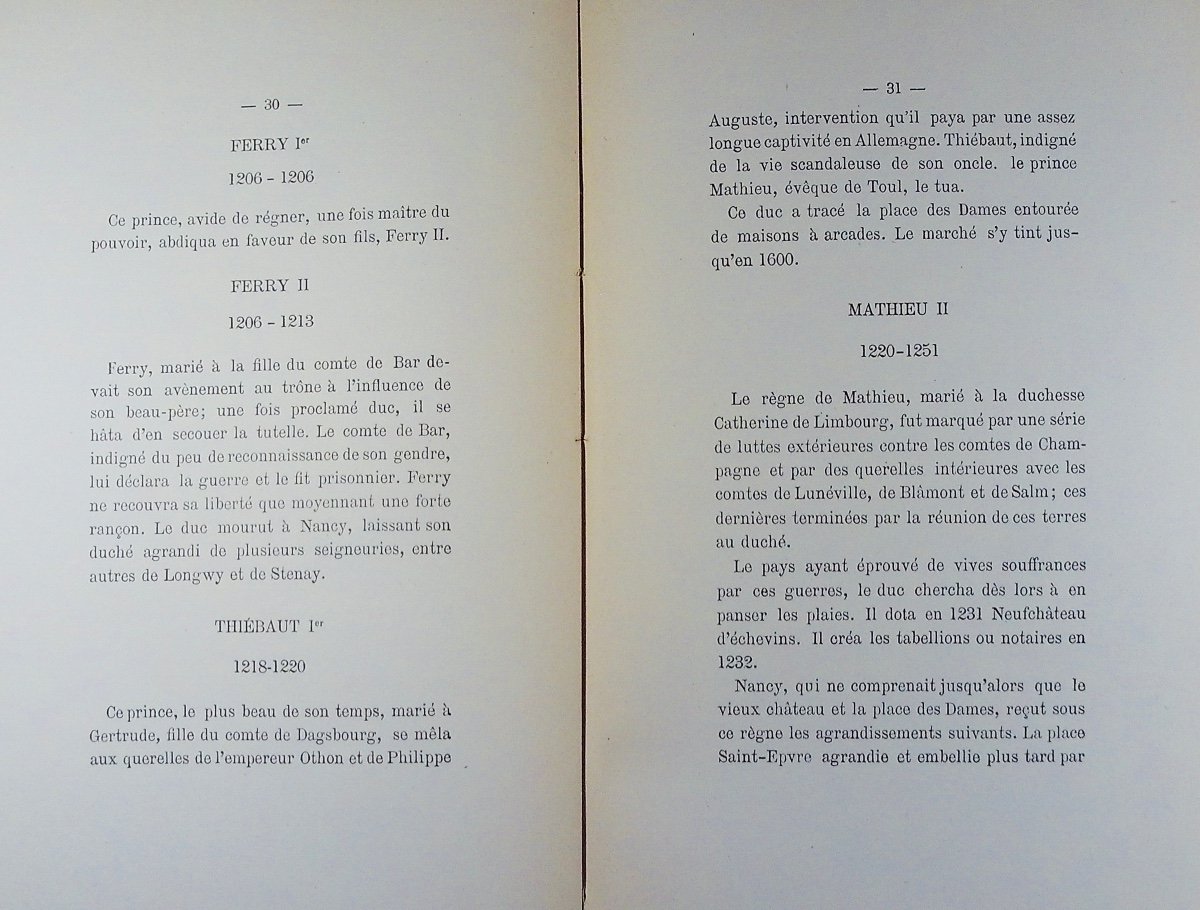 Digot (paul) - The Dukes Of Lorraine And Nancy. Ed. André, Editor, 1881, Paperback, With Delivery.-photo-7