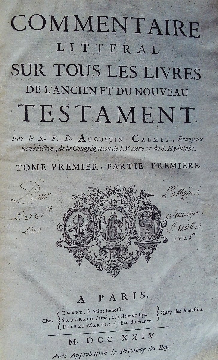 Dom Calmet - Literal Commentary On All The Books Of The Old And New Testaments. 1724-photo-4