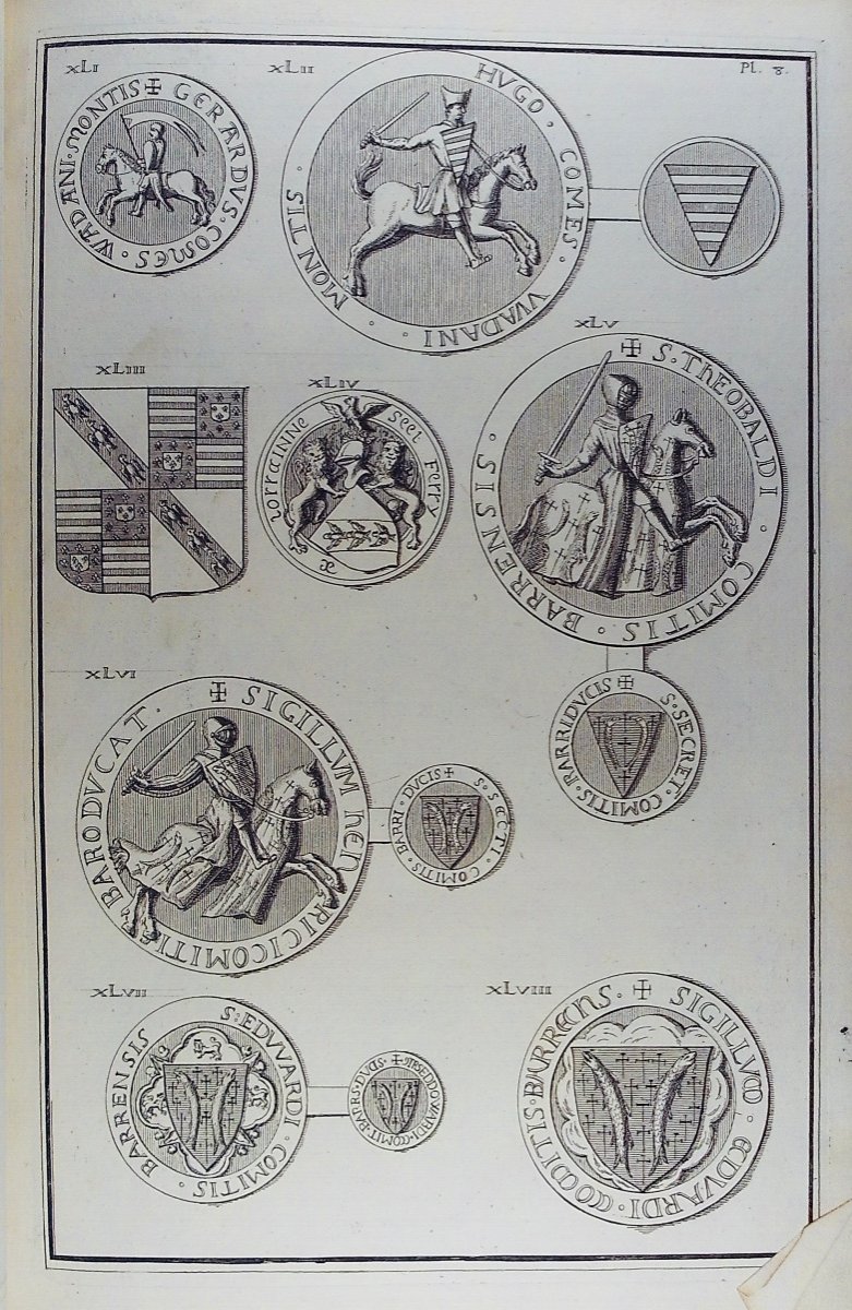 Dom Calmet (augustin) - Remarks On The Seals Engraved In The History Of Lorraine. 1728.-photo-5