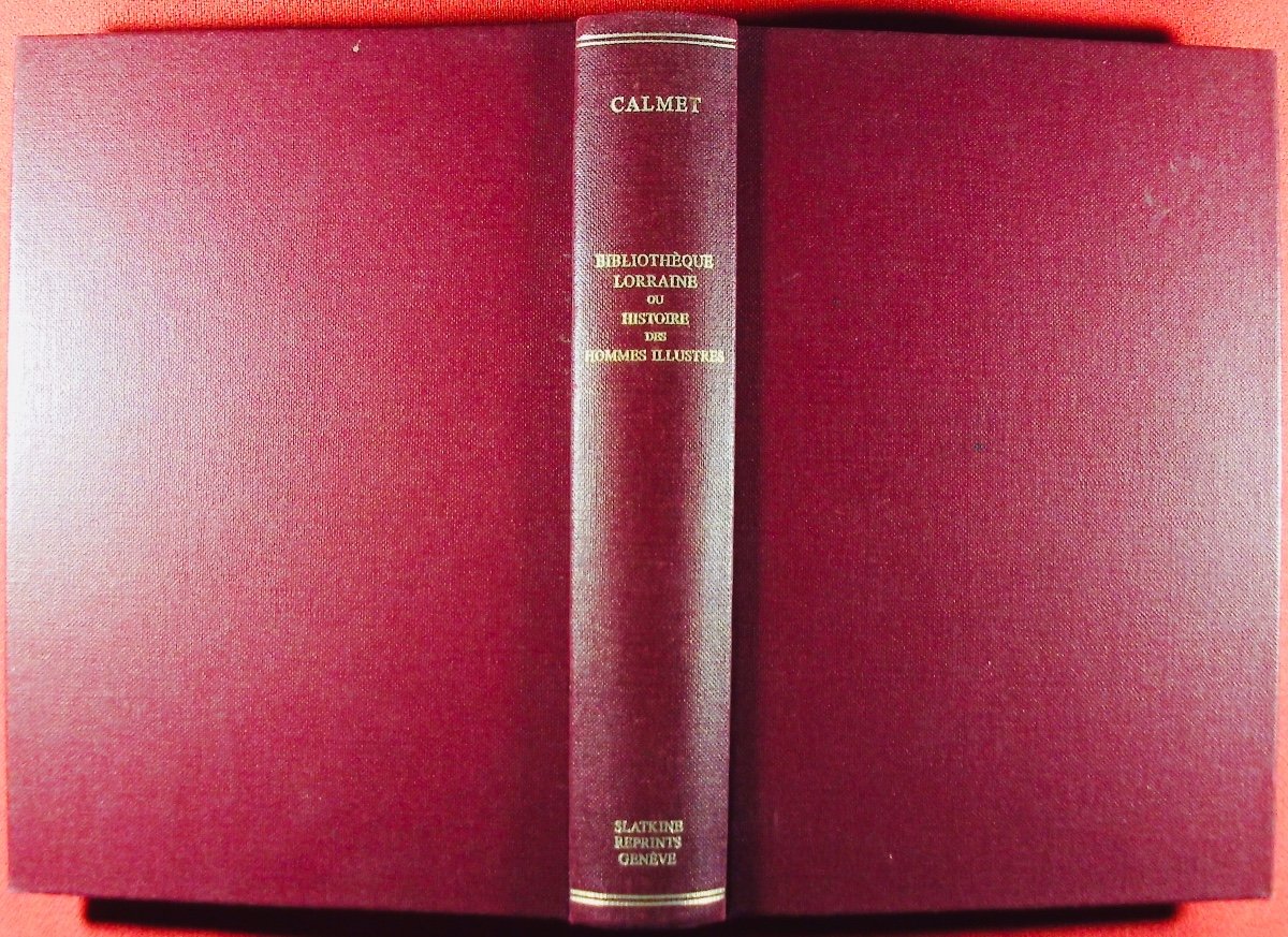 Dom Calmet (augustin) - Lorraine Library Or History Of Illustrious Men. 1971, Slatkin.-photo-2