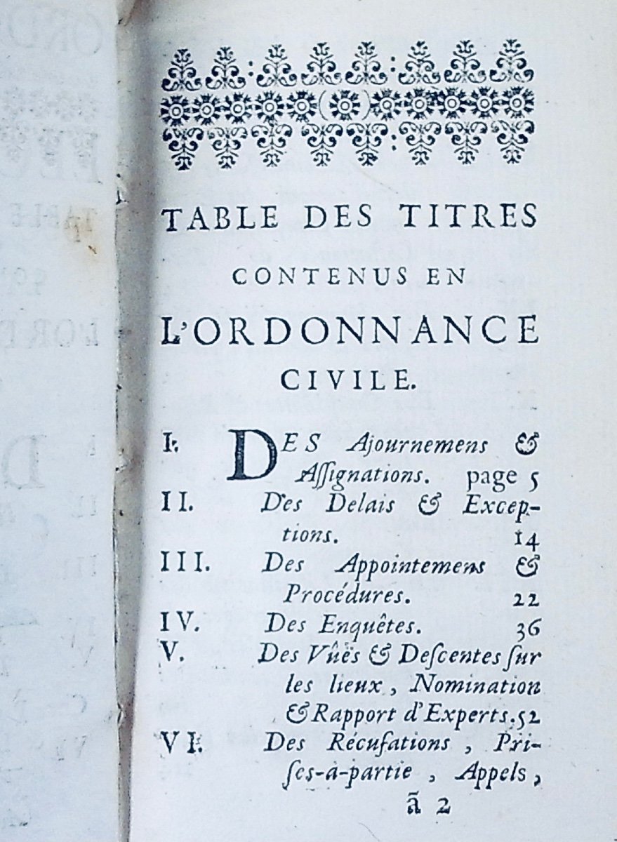 Ordonnance de Léopold I. duc de Lorraine et de Bar, &c. 1701, 2 volumes en reliure d'époque.-photo-2