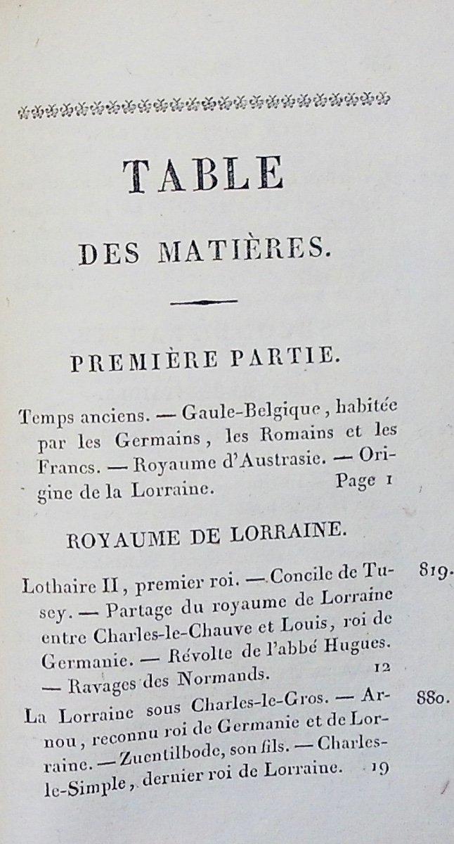 ÉTIENNE (Henri) - Résumé de l'histoire de Lorraine. Lecointe et Durey, 1825, reliure en veau.-photo-5